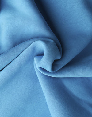 Unisex Aqua Blue Joggers – Comfortable Cotton Blend Open Leg Track Pants for Casual Wear 5