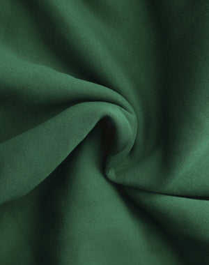 Unisex Zip Hoodie in Wood Green – Comfortable Cotton-Polyester Blend, True to Size, Perfect for Casual Wear 5