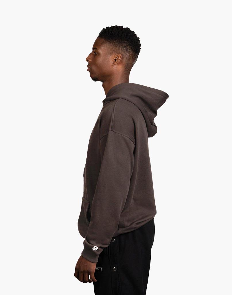 Unisex Brown Hoodie, 70% Cotton 30% Polyester, True to Size Fit for Comfort and Style 4