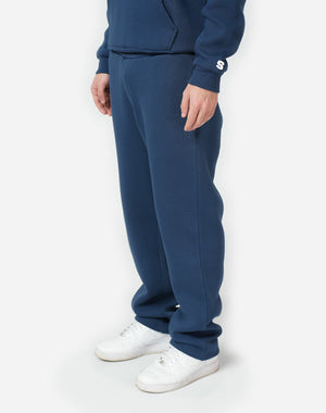 Unisex Dark Blue Jogger Pants - Comfortable Cotton-Polyester Blend Sweatpants for Everyday Wear 1