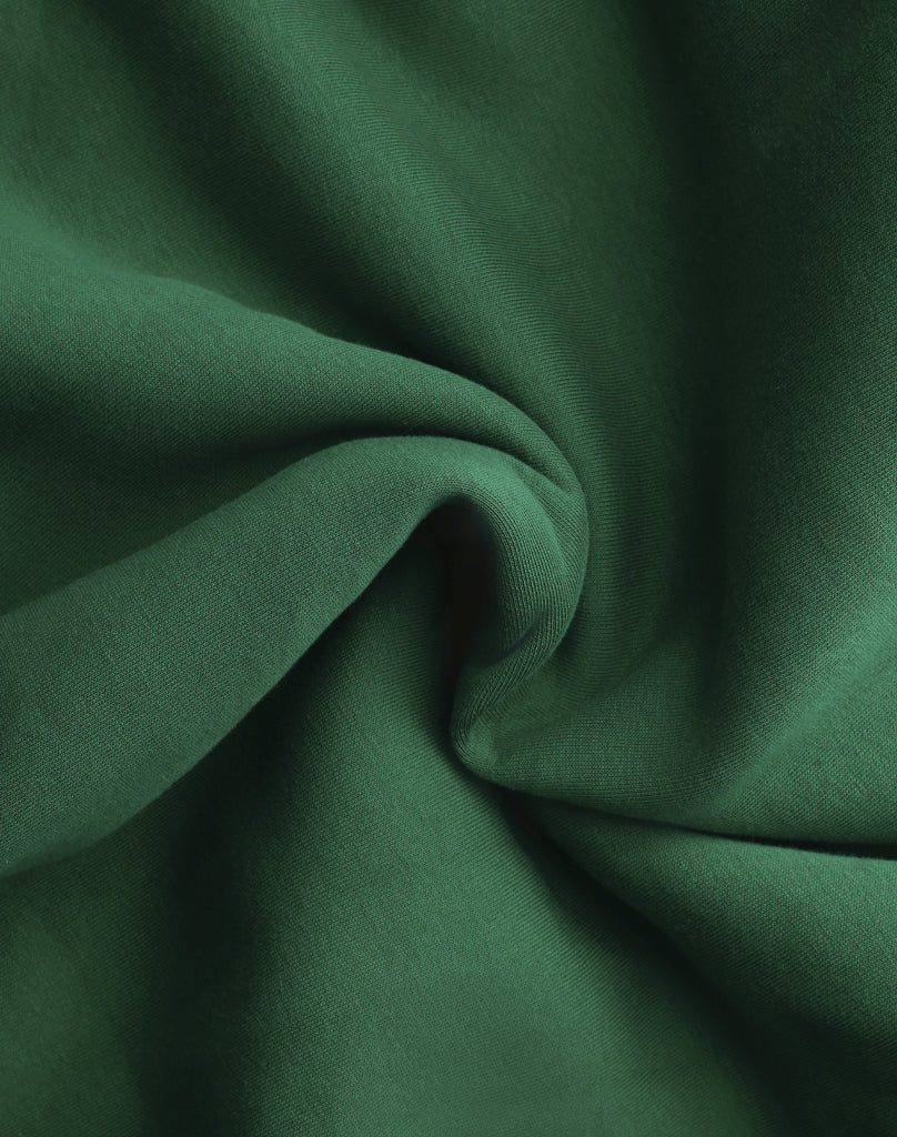 Unisex Zip Hoodie in Wood Green – Comfortable Cotton-Polyester Blend, True to Size, Perfect for Casual Wear 5